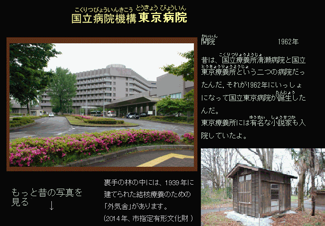 東京 機構 国立 病院 病院